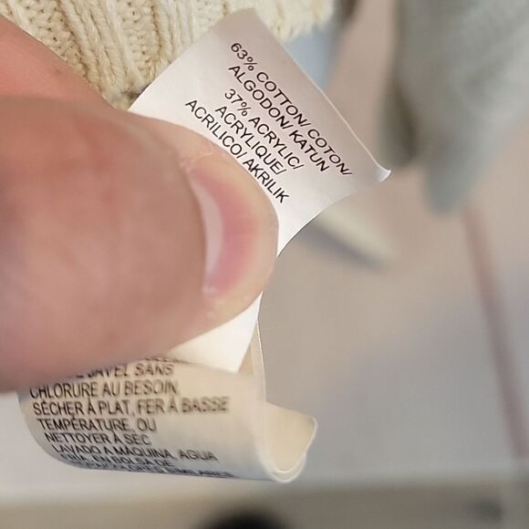 Lucky Brand, Cowl Neck Knit Sweater, Size Large - Picture 8 of 8